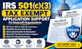 prepare irs 501c3  tax exemption application for nonprofits