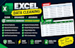 clean excel databases, remove duplicates, and format contacts and address