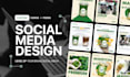 design branded instagram posts for cafes and food brands
