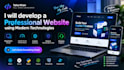 develop a professional full stack website