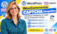 woocommerce captcha integration checkout validation login spam protection setup