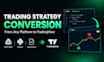 convert your trading strategy to ninjatrader or quantower