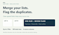 merge excel or CSV lists and flag duplicate records