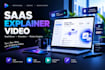 do saas explainer video, saas animation saas demo video with motion graphics
