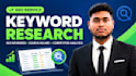 do SEO keyword research and competitor analysis for your website