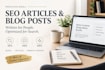 write engaging SEO blog posts and articles with free images