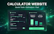 build a custom calculator or quote tool website