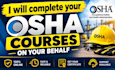osha 10, 30, and 40 hour courses