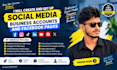 do social media accounts and page set up