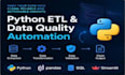 build python etl pipelines and automate data cleaning