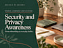 create security and privacy awareness training for your team