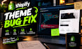 fix shopify theme bugs and liquid errors