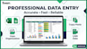 do accurate data entry, copy paste and excel data entry