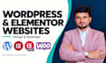 design or redesign a wordpress website with elementor
