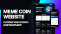 build a custom meme coin website and token launch page