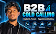 do b2b cold calling and appointment setting in english and french