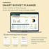provide a smart budget planner for excel and google sheets