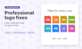 edit, refine, resize or vectorise your existing logo