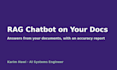 build a rag ai chatbot on your documents with an accuracy test report