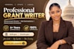 write government grants, bid proposals, and contract applications