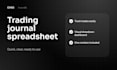 create a trading journal spreadsheet for you