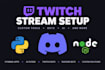build and host your twitch bot, streaming software and tools
