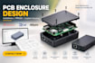 design an electronic pcb enclosure, pcb housing, 3d printable case, 3d model