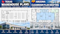 draft arizona cleanroom plans, permit drawings architectural plan and mep layout