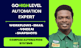 go high level automations email workflows and go high level snapshots expert