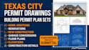 create texas city permit drawings and building permit plan sets