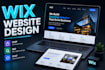 do custom wix website design and wix e commerce website redesign