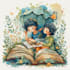 create hand painted watercolour children book illustrations