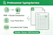 do fast data entry, typing, copy paste, and excel work