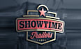 make mobile concession industry logo for showtime trailers