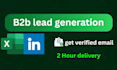 do b2b linkedin lead generation