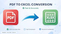 convert PDF to excel, image to excel and clean the spreadsheet
