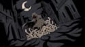 create detailed dark art, gore, creepy horror illustrations