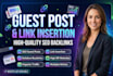provide SEO guest post articles, premium backlinks, and guest post services