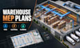 draft warehouse mep hvac electrical and plumbing cad layout plans