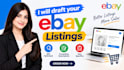 draft your ebay listings