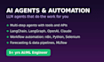 build ai agents and automate your workflows with llms