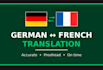 translate from german to french