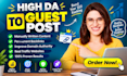 do guest post backlink, high da guest posting service, publish article