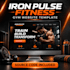design a modern and responsive gym fitness website