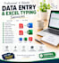 do professional typing, copy paste and excel data entry