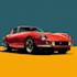 create a realistic automotive digital painting