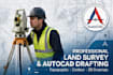 do land survey, contour mapping and autocad drafting