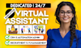 be your virtual assistant for CRM admin recruitment workflow task management