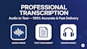 transcribe audio to text