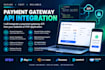do payment API integration , stripe, paypal, paystack